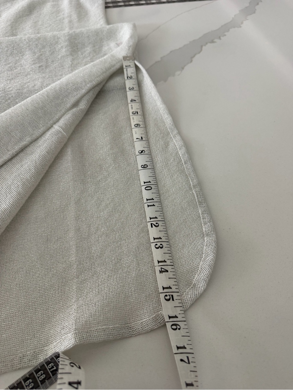 America & Beyond Light whitish Gray Sleeveless Knit Beach 🏖️ coverup size XS - Picture 10 of 12